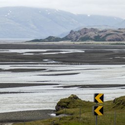 Islande à vélo 2014, sur la route 1 dans l'Est
