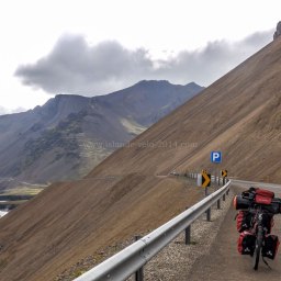 Islande à vélo 2014, sur la route 1 à la sortie de Hofn