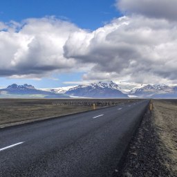 Islande à vélo 2014, route 1