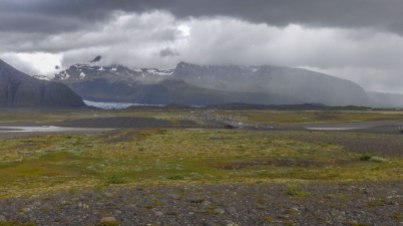 Islande à vélo 2014, glacier d'islande