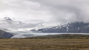Islande à vélo 2014, glacier en Islande