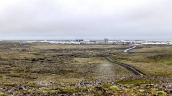 Islande à vélo 2014, L'arrivée sur Grindavik